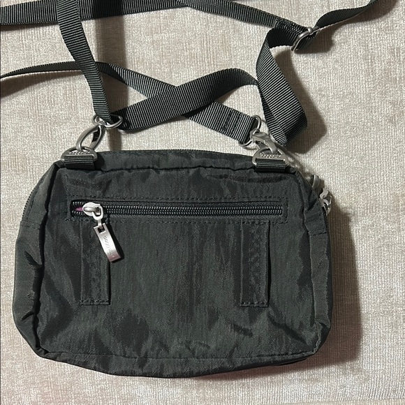 Baggallini Gray Messenger Bag with Durable Fabric and Compact Design - Picture 2 of 4